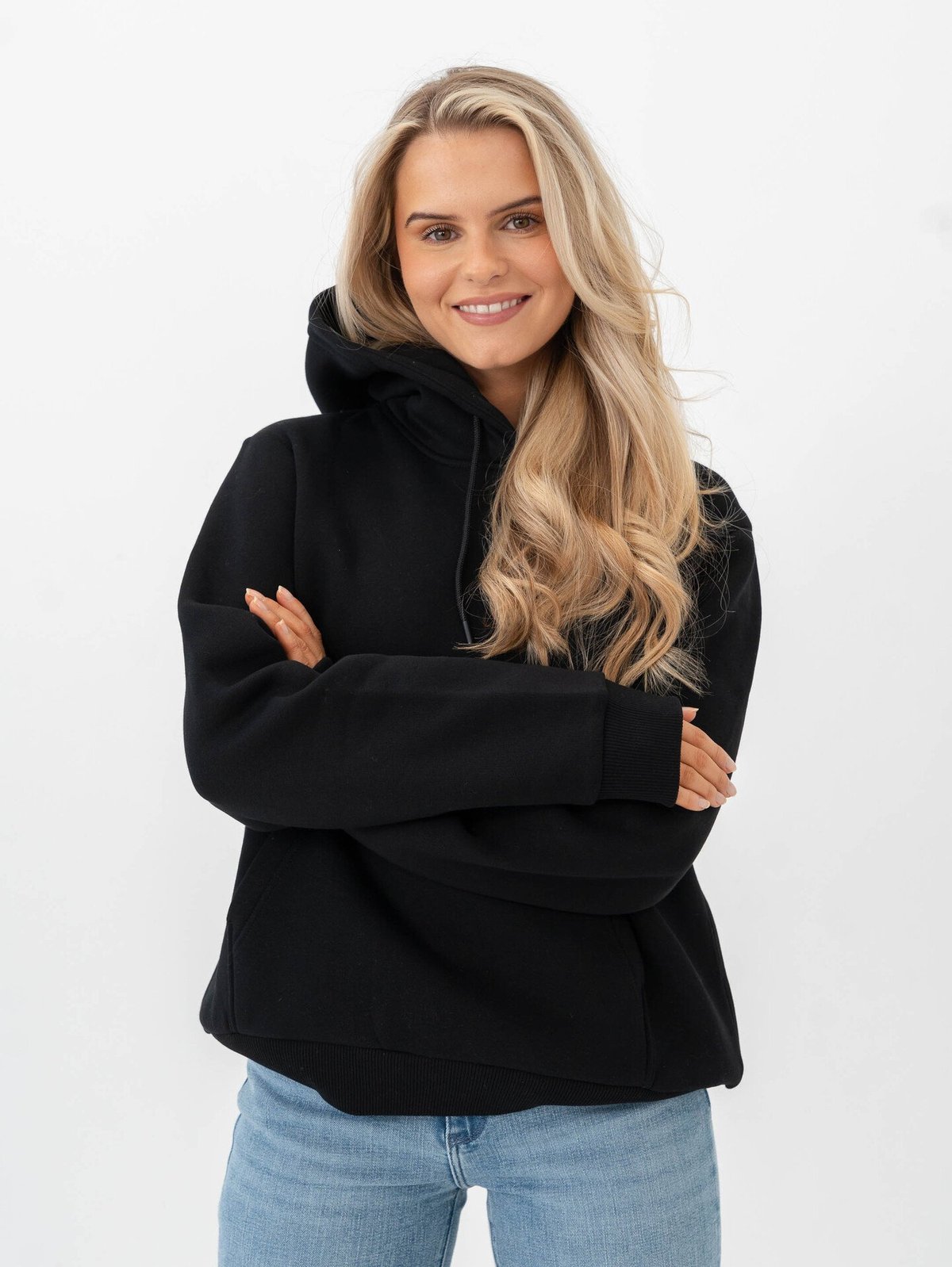 Peak Performance Original Small Logo Hood Black