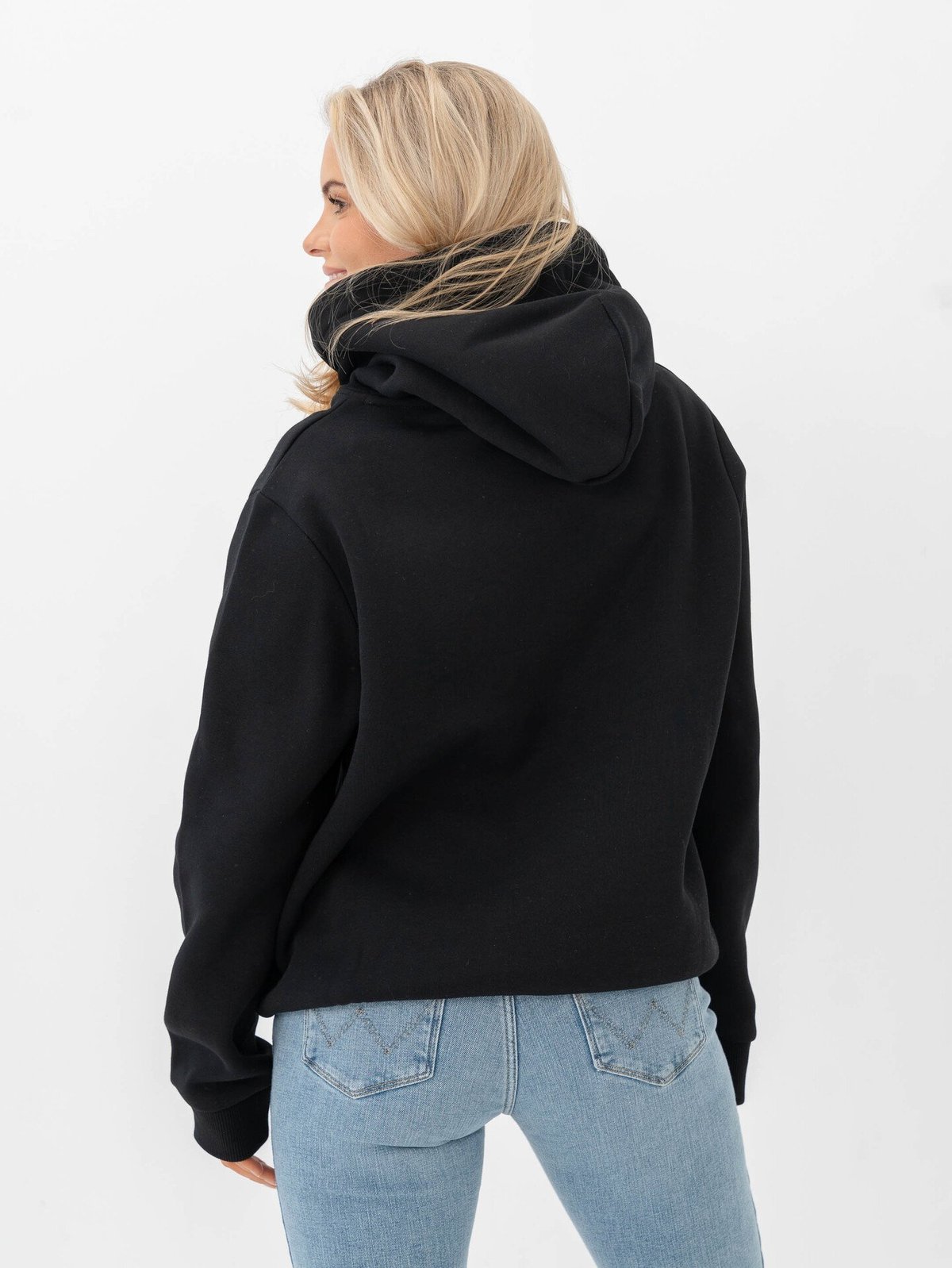 Peak Performance Original Small Logo Hood Black