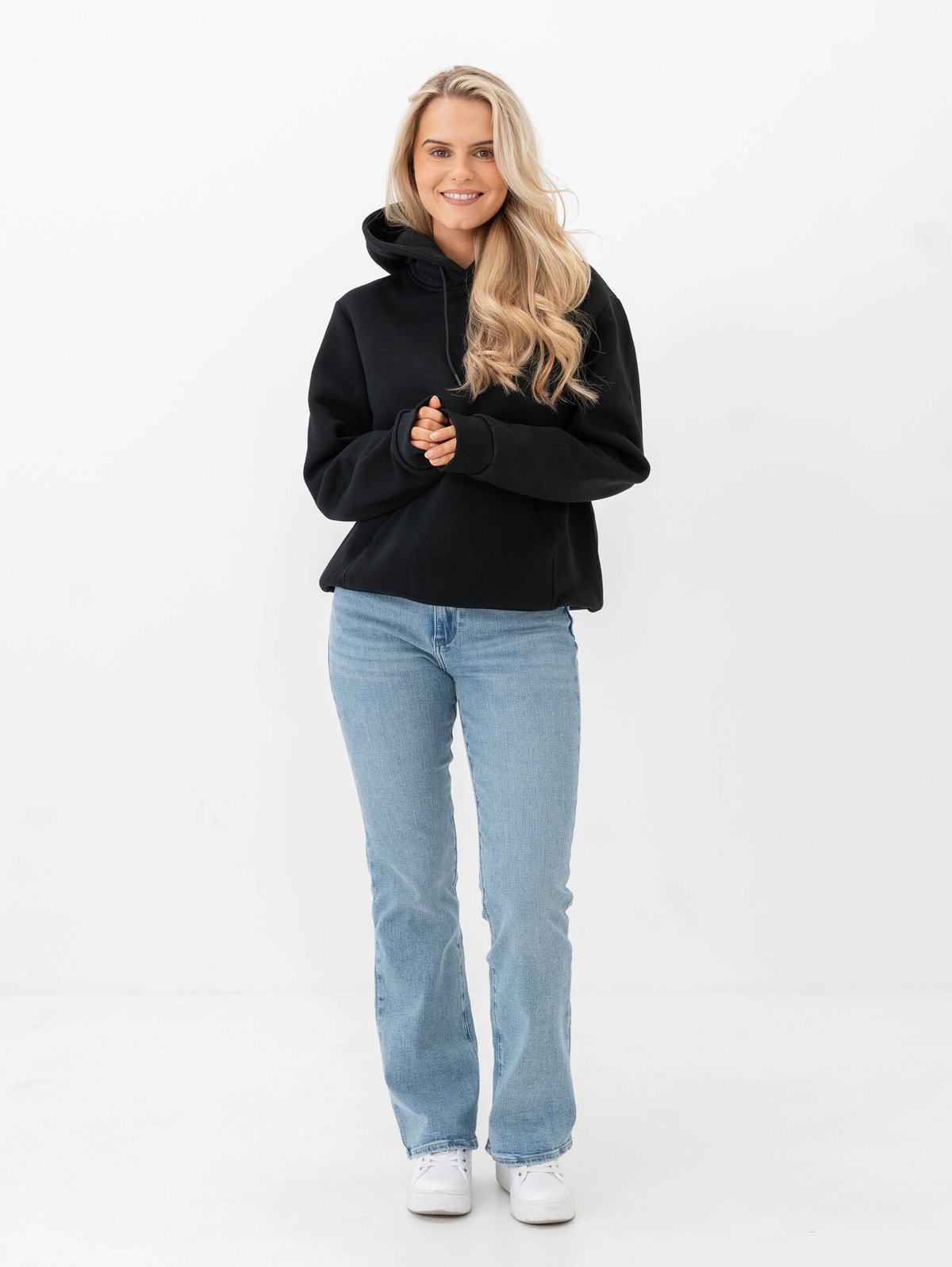 Peak Performance Original Small Logo Hood Black