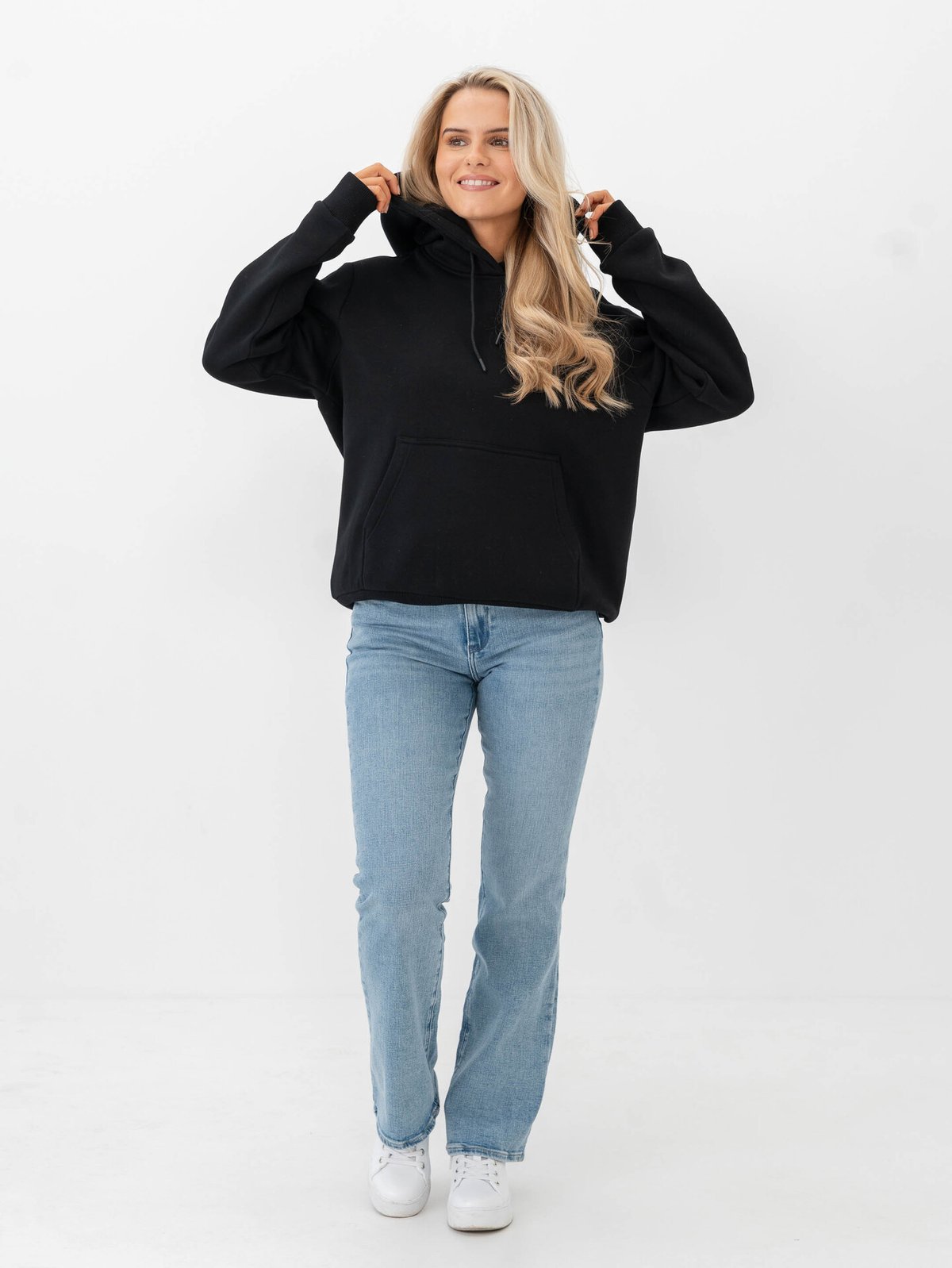 Peak Performance Original Small Logo Hood Black