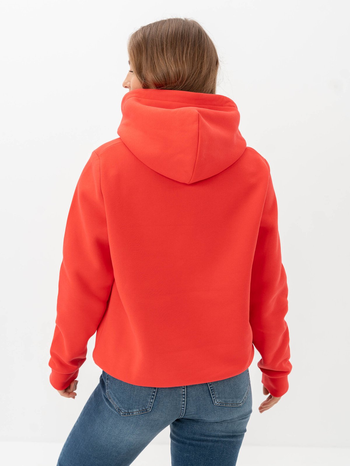 Peak Performance Original Small Logo Hood Brilliant Red