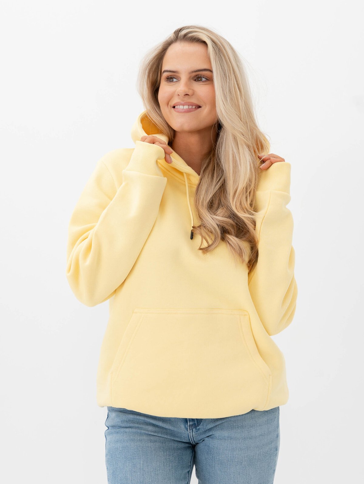 Peak Performance Original Small Logo Hood Mellow Yellow