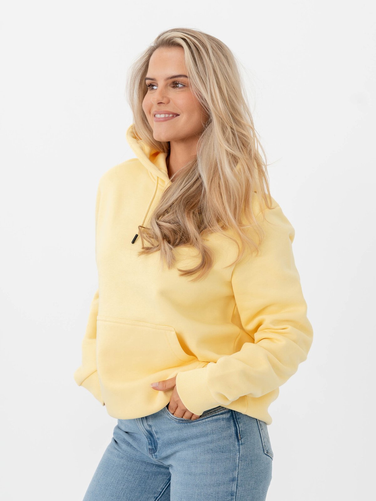 Peak Performance Original Small Logo Hood Mellow Yellow