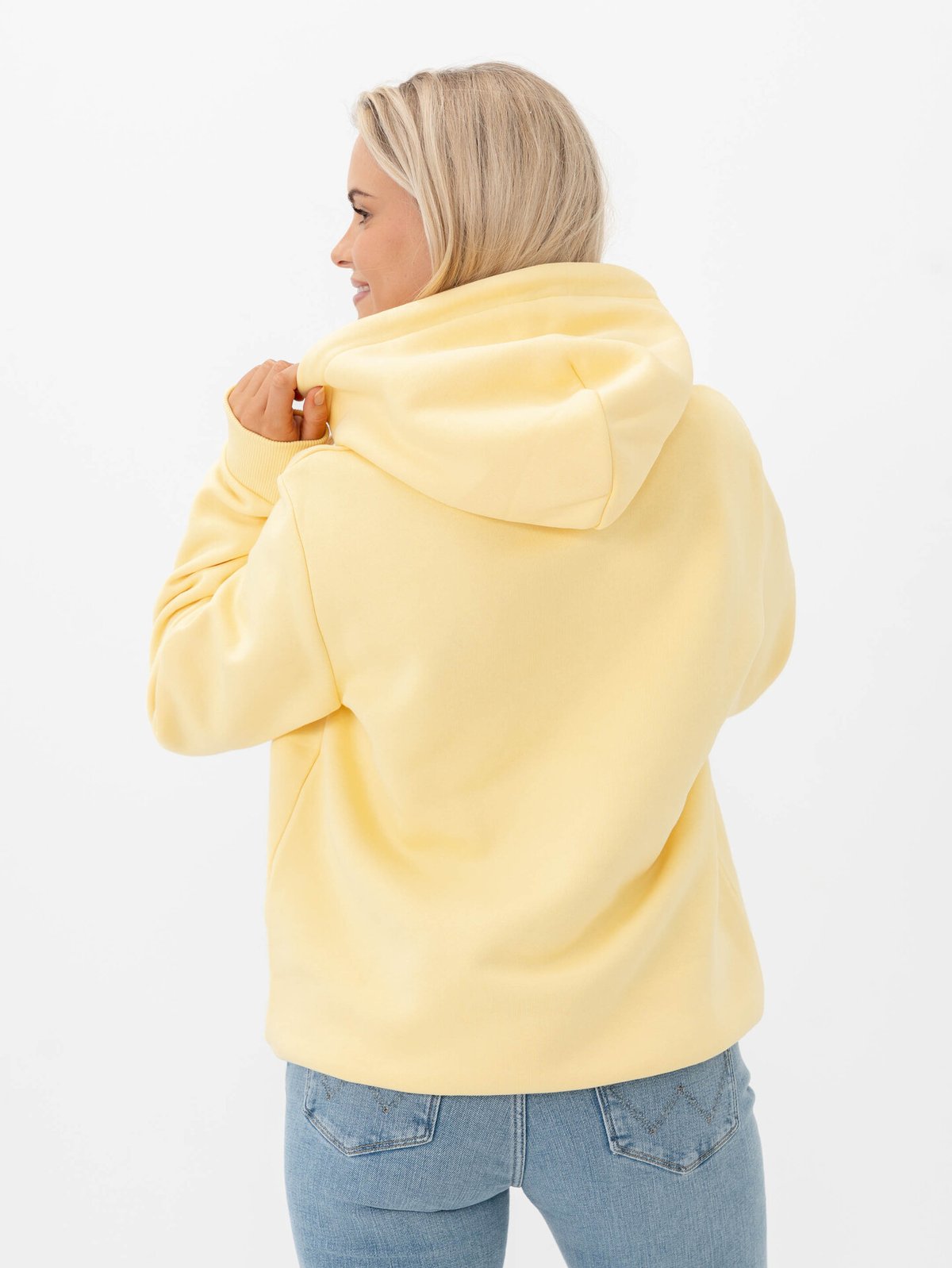 Peak Performance Original Small Logo Hood Mellow Yellow