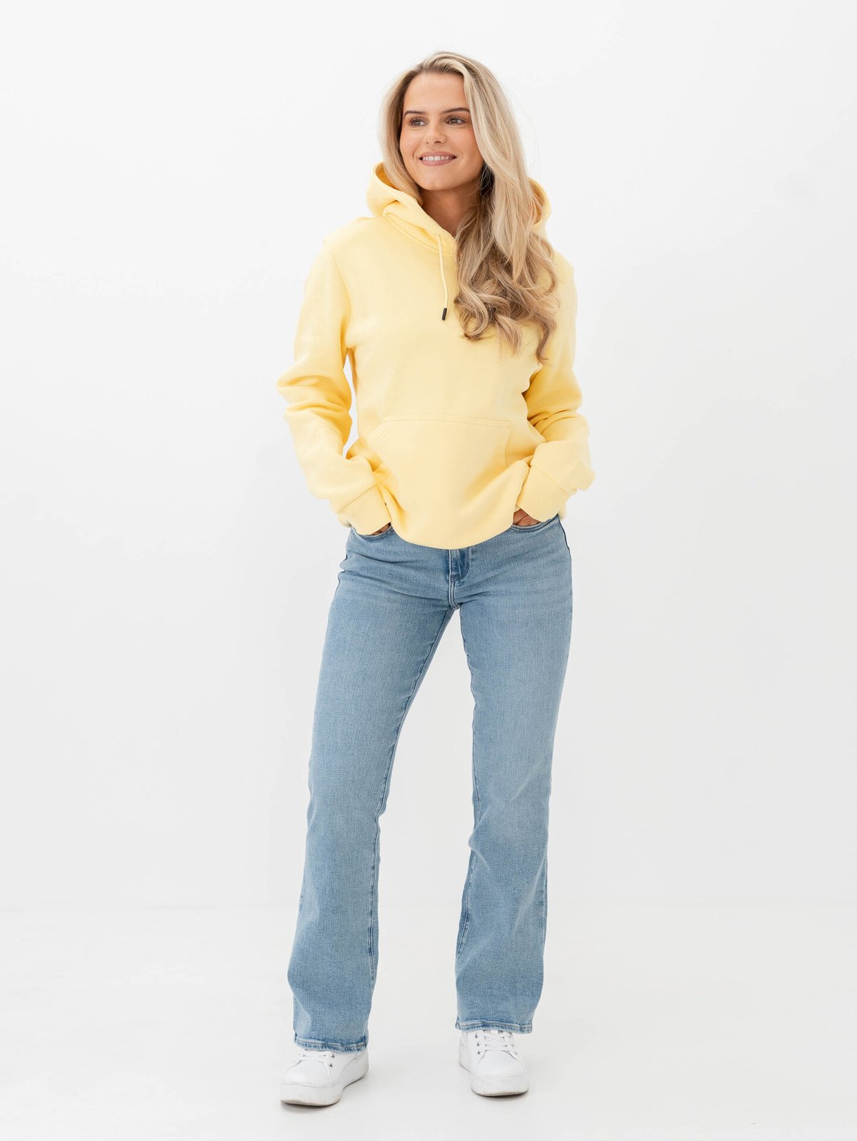 Peak Performance Original Small Logo Hood Mellow Yellow