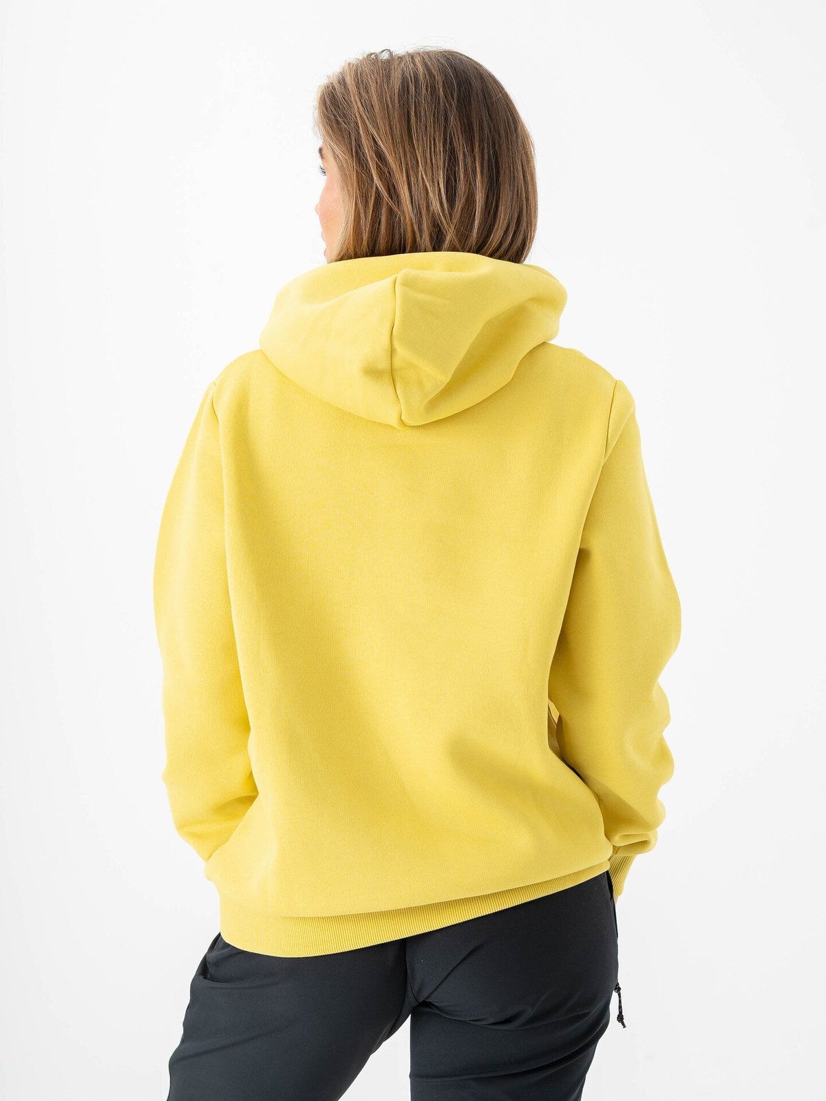 Peak Performance Original Small Logo Hood Canary Lime