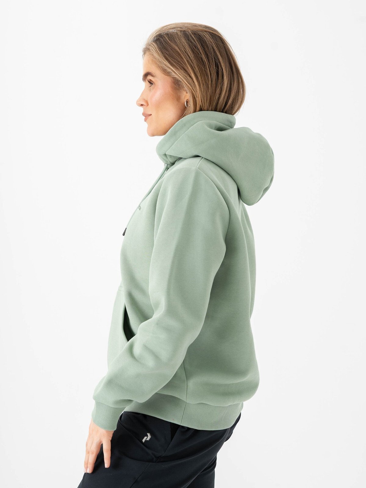 Peak Performance Original Small Logo Hood Green Valley