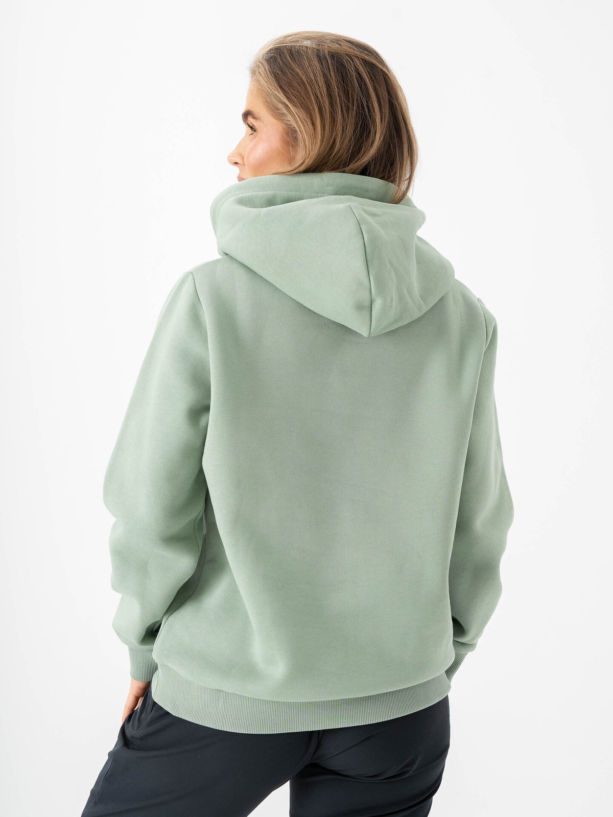 Peak Performance Original Small Logo Hood Green Valley