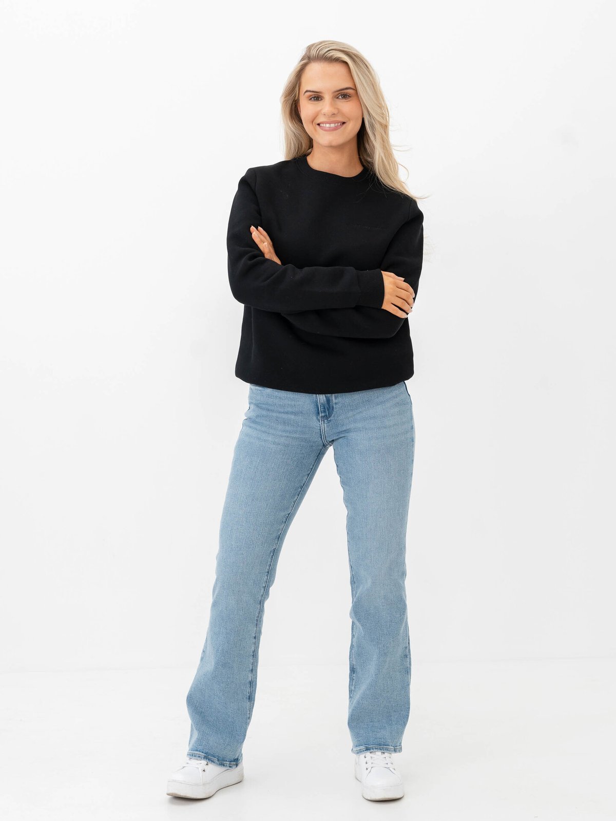 Peak Performance Original Small Logo Crew Black