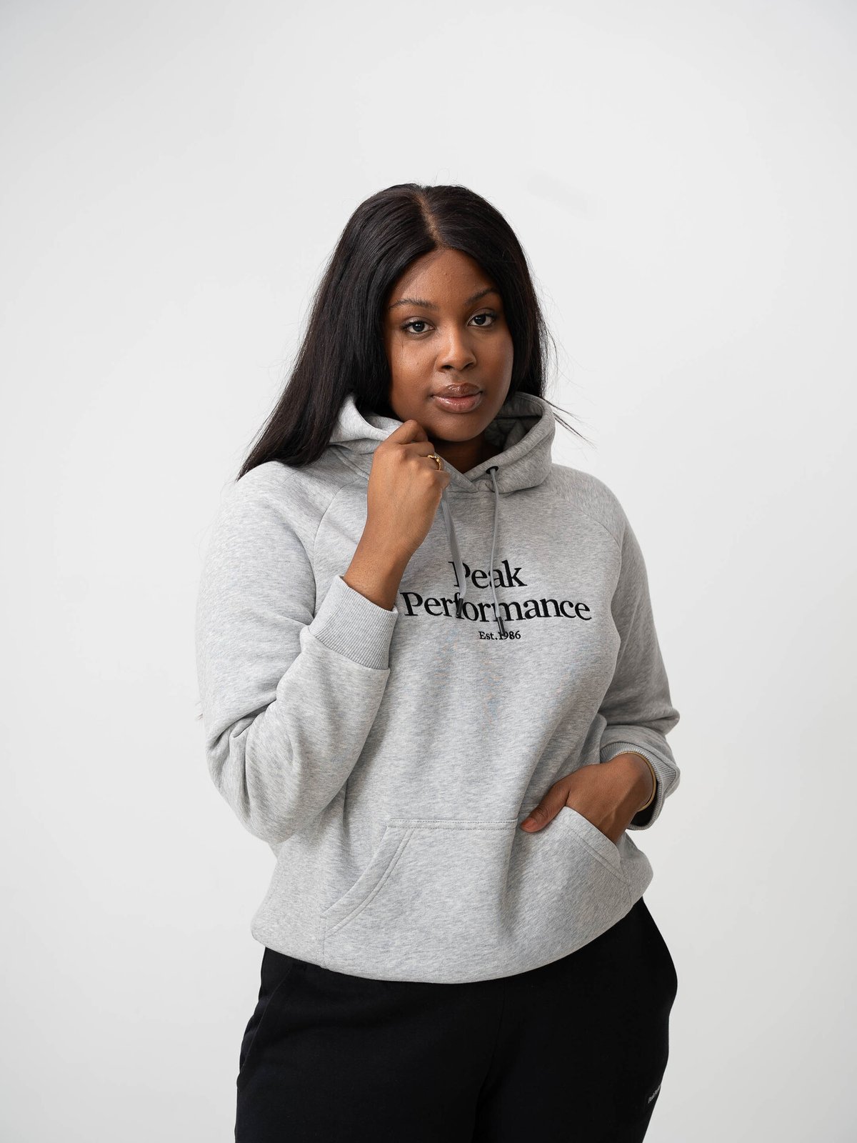 Peak Performance Original Hood Medium Grey Melange