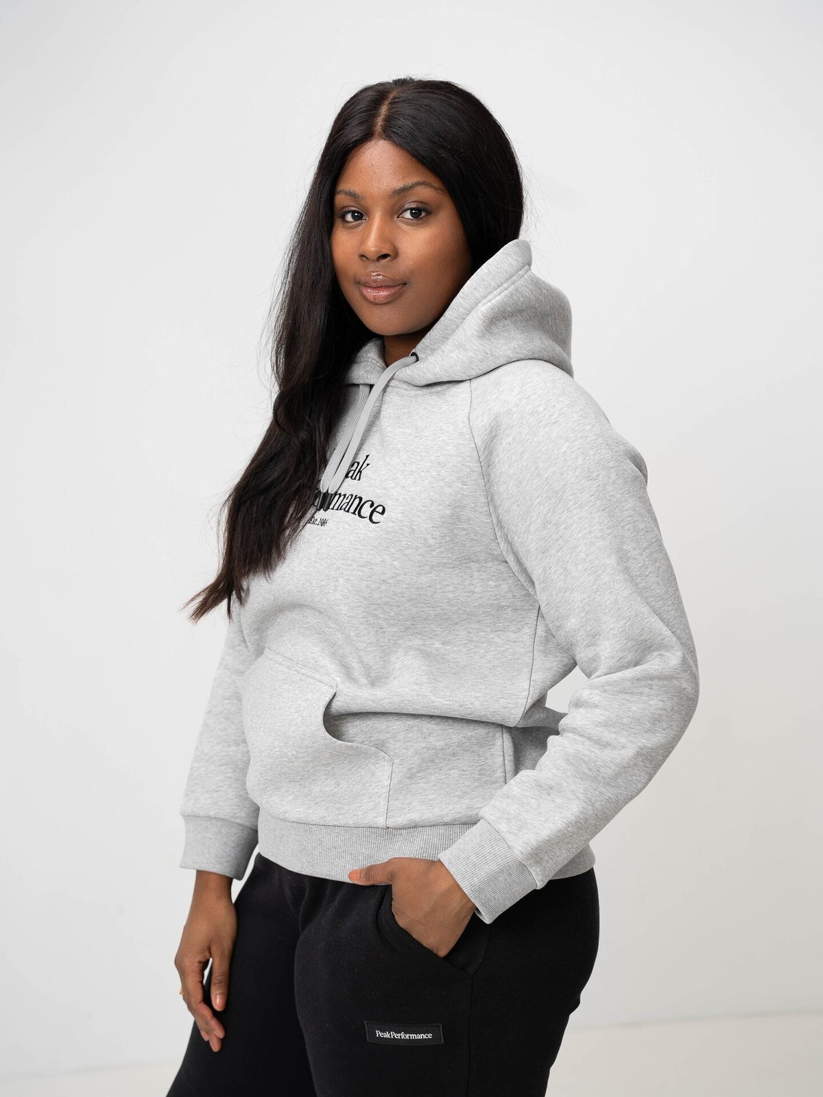 Peak Performance Original Hood Medium Grey Melange