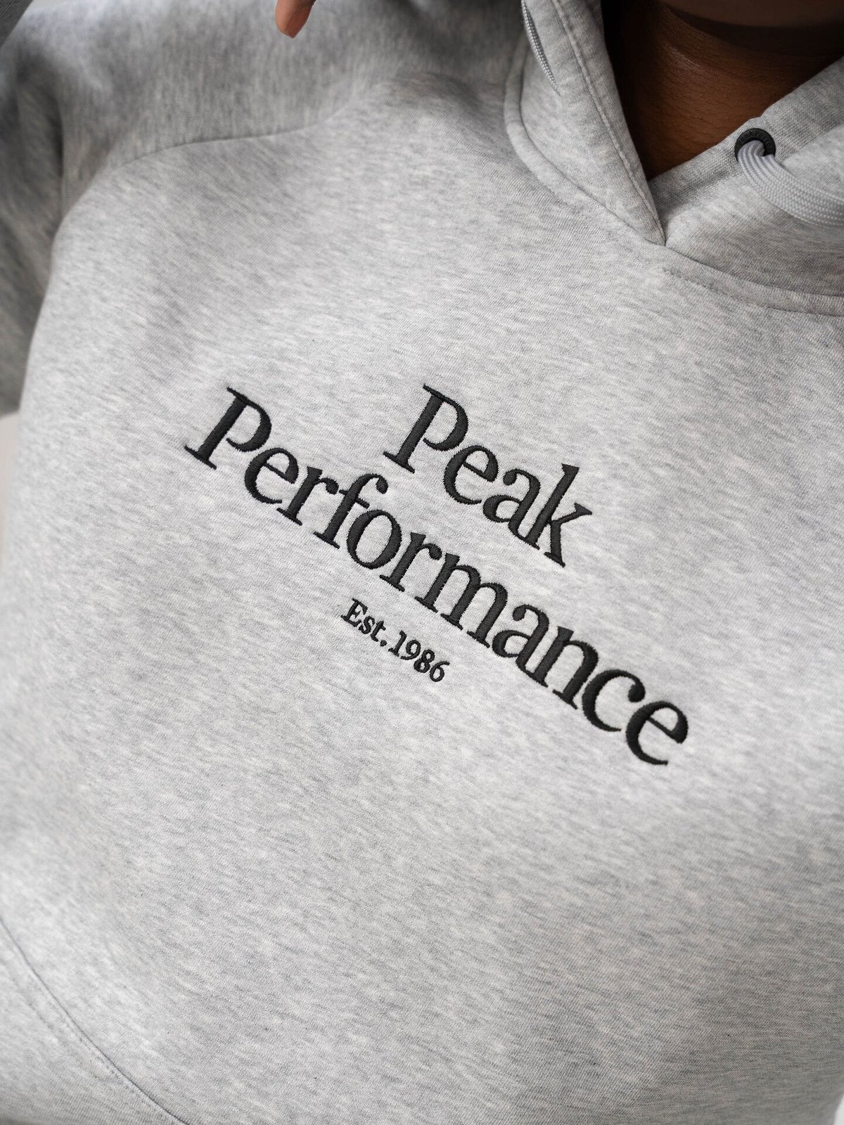 Peak Performance Original Hood Medium Grey Melange