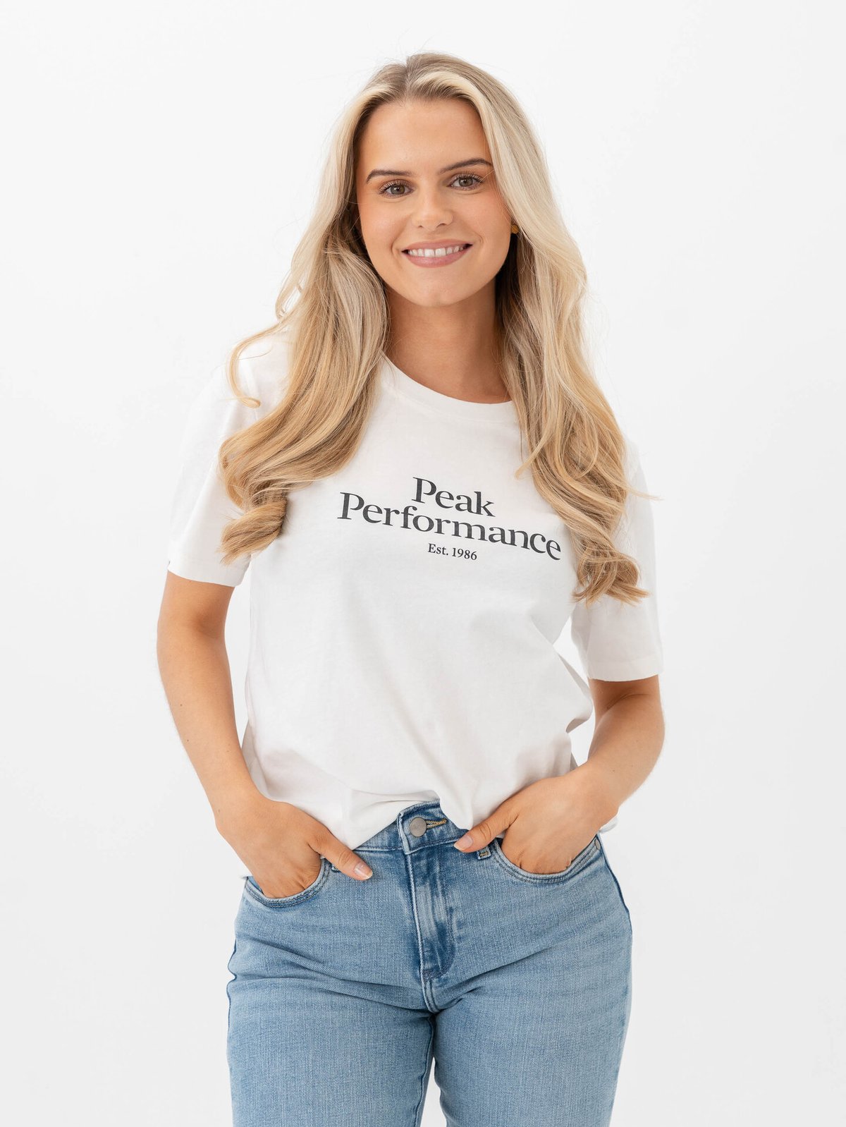 Peak Performance Original Tee Offwhite / Black