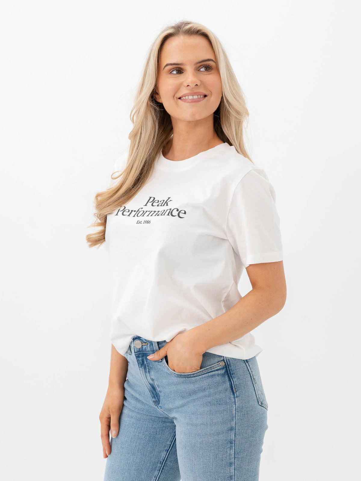 Peak Performance Original Tee Offwhite / Black