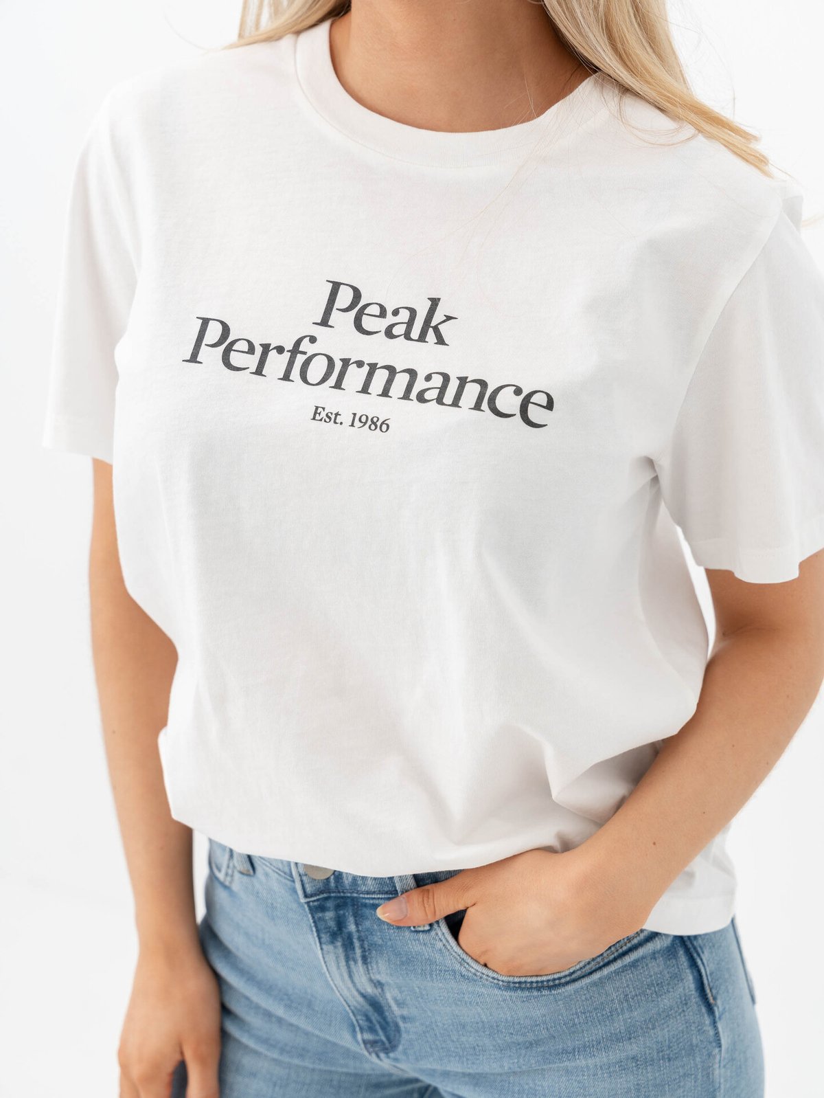 Peak Performance Original Tee Offwhite / Black