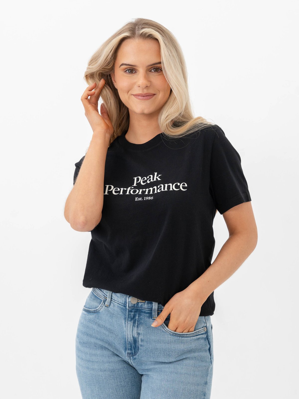 Peak Performance Original Tee Black / Offwhite