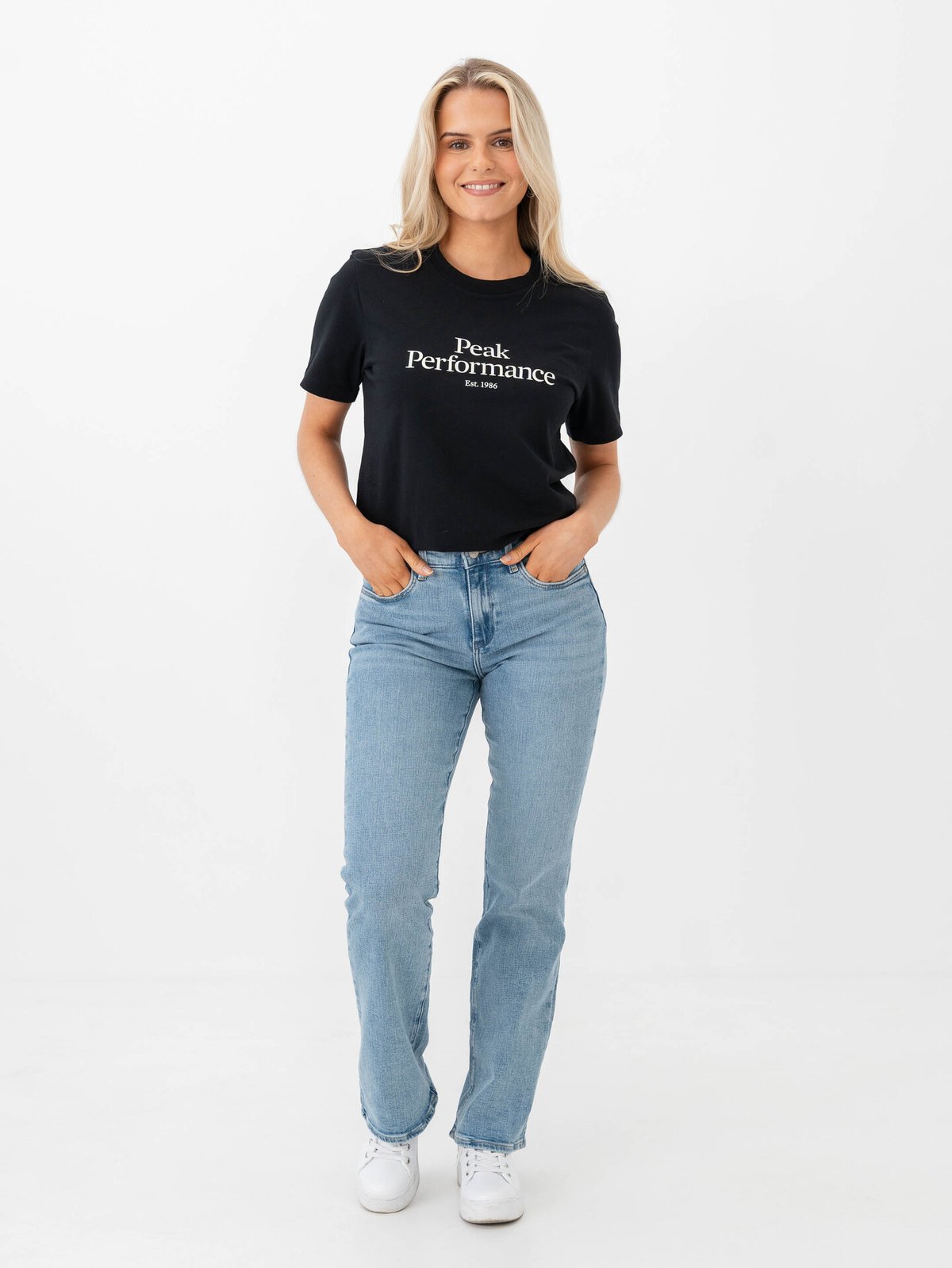 Peak Performance Original Tee Black / Offwhite