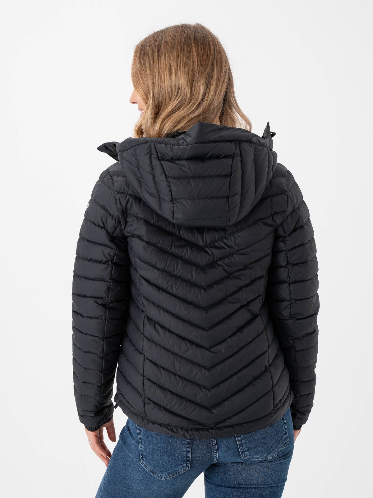 Peak Performance Frost Down Hood Jacket Black