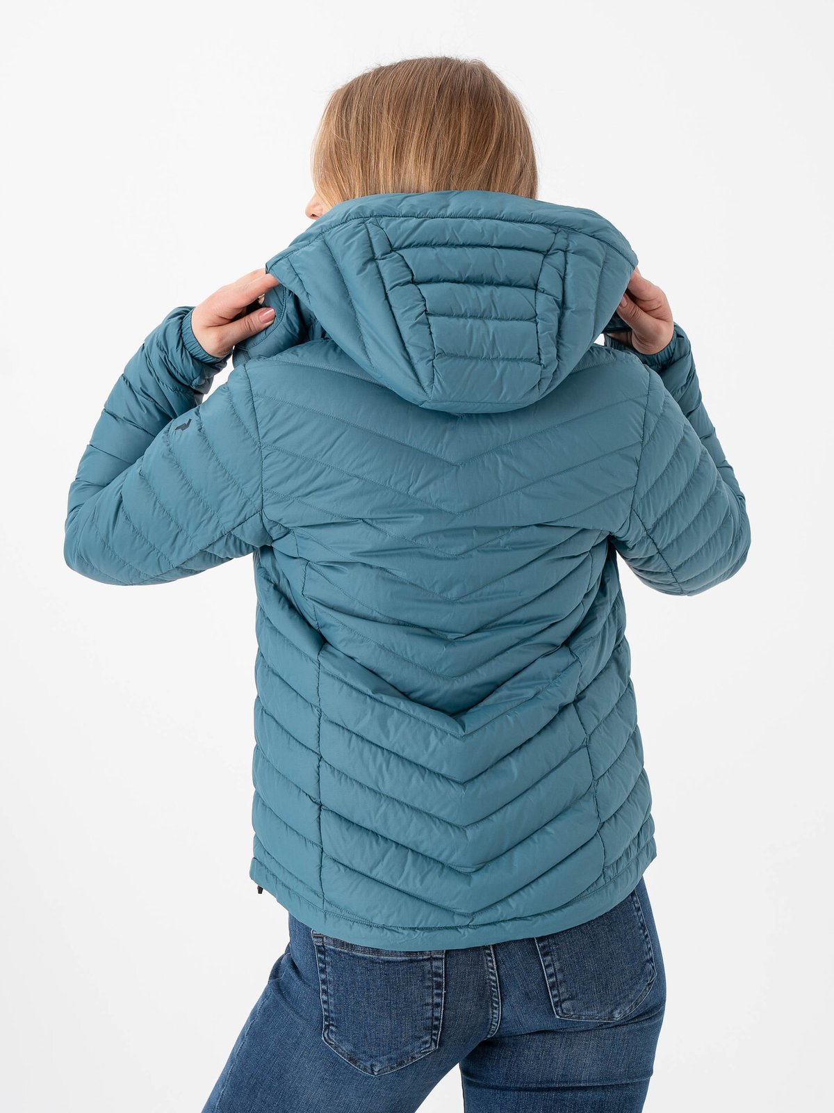 Peak Performance Frost Down Hood Jacket Hydro Fresh / Infinity Teel