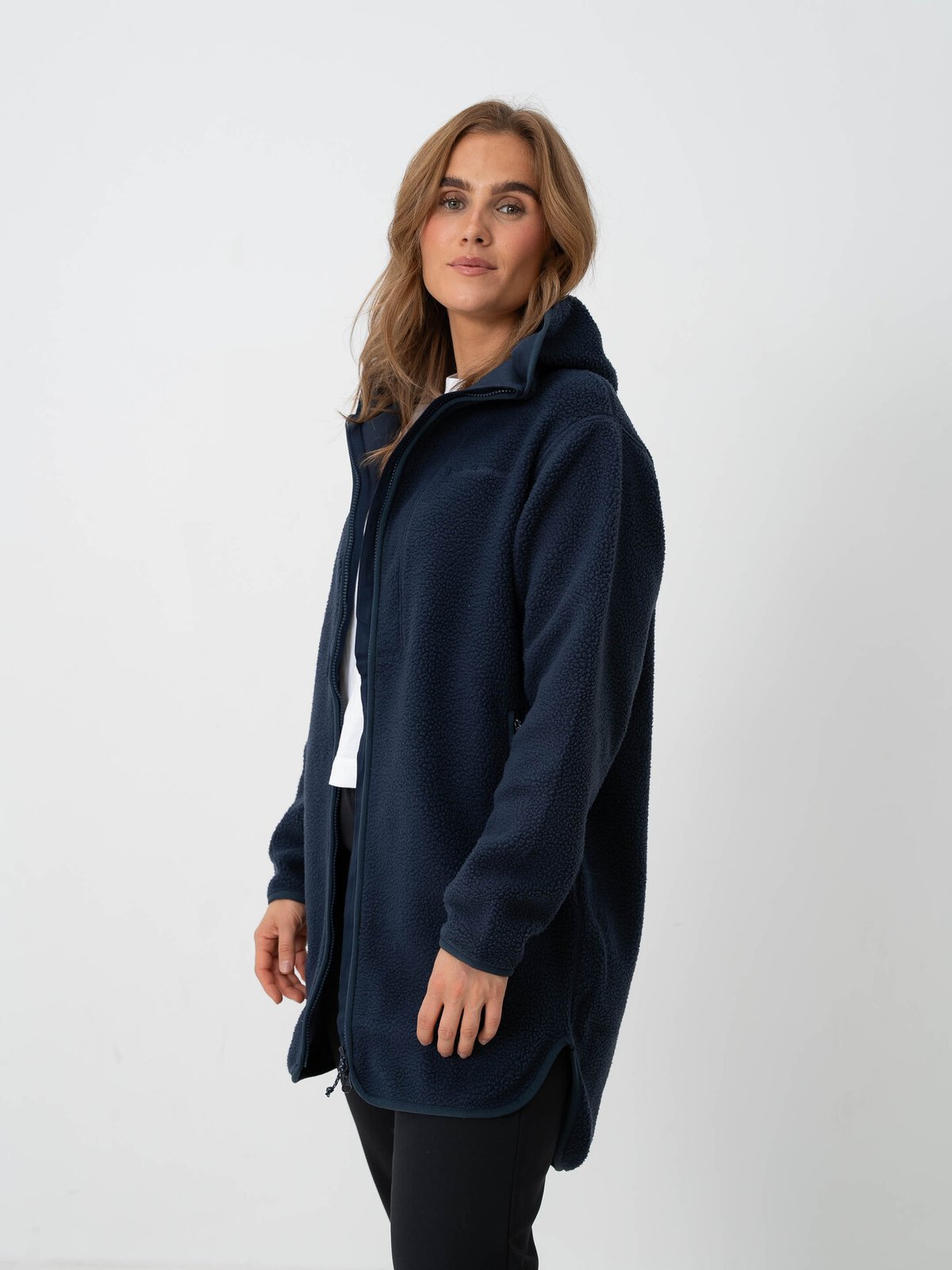 Peak Performance Pile Long Zip Blue shadow (2n3)