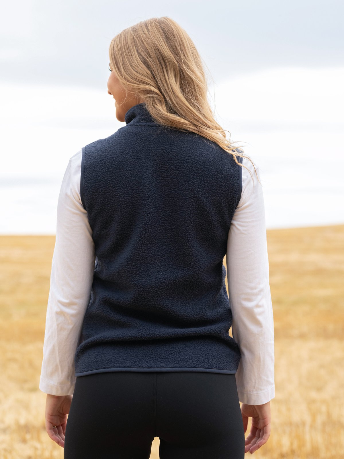 Peak Performance Pile Vest Blue shadow (2n3)