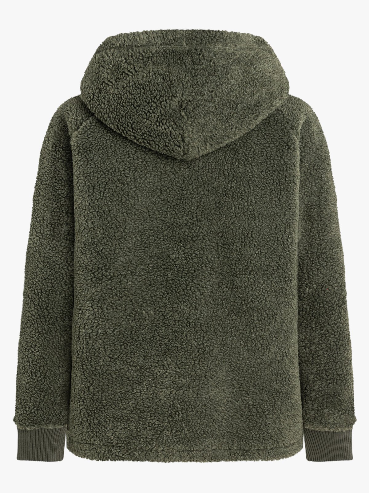 Peak Performance Ground Pile Half Zip Hood Pine Needle