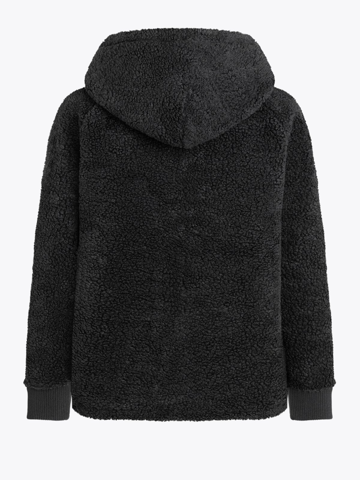 Peak Performance Ground Pile Half Zip Hood Black