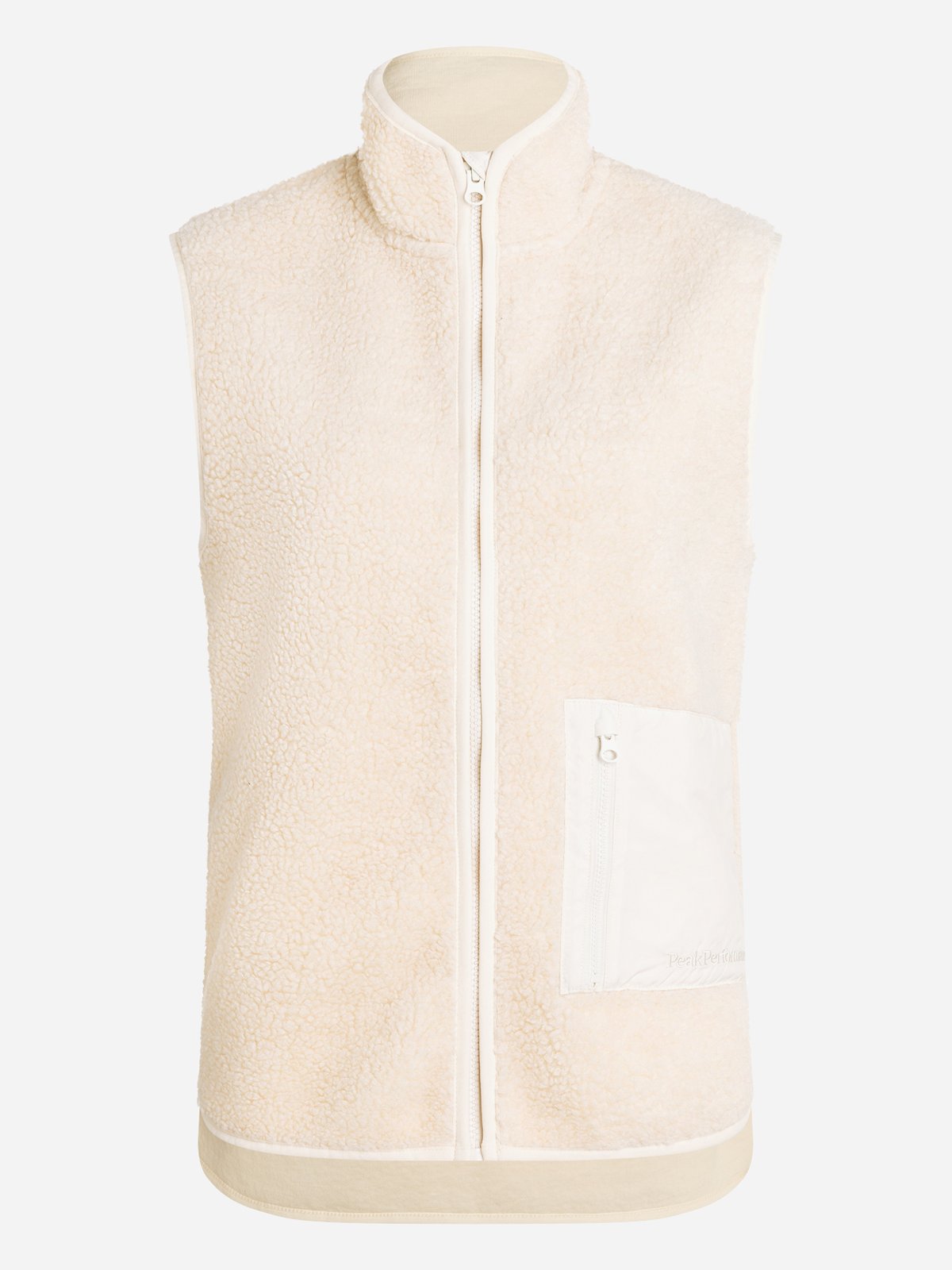 Peak Performance Ground Pile Vest Vintage White