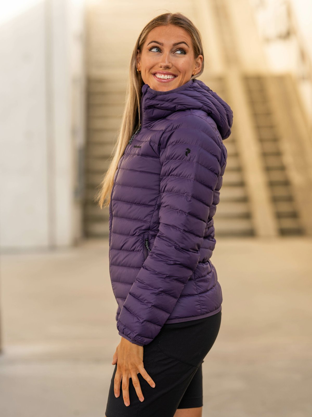 Peak Performance Down Liner Hood Jacket Indigo