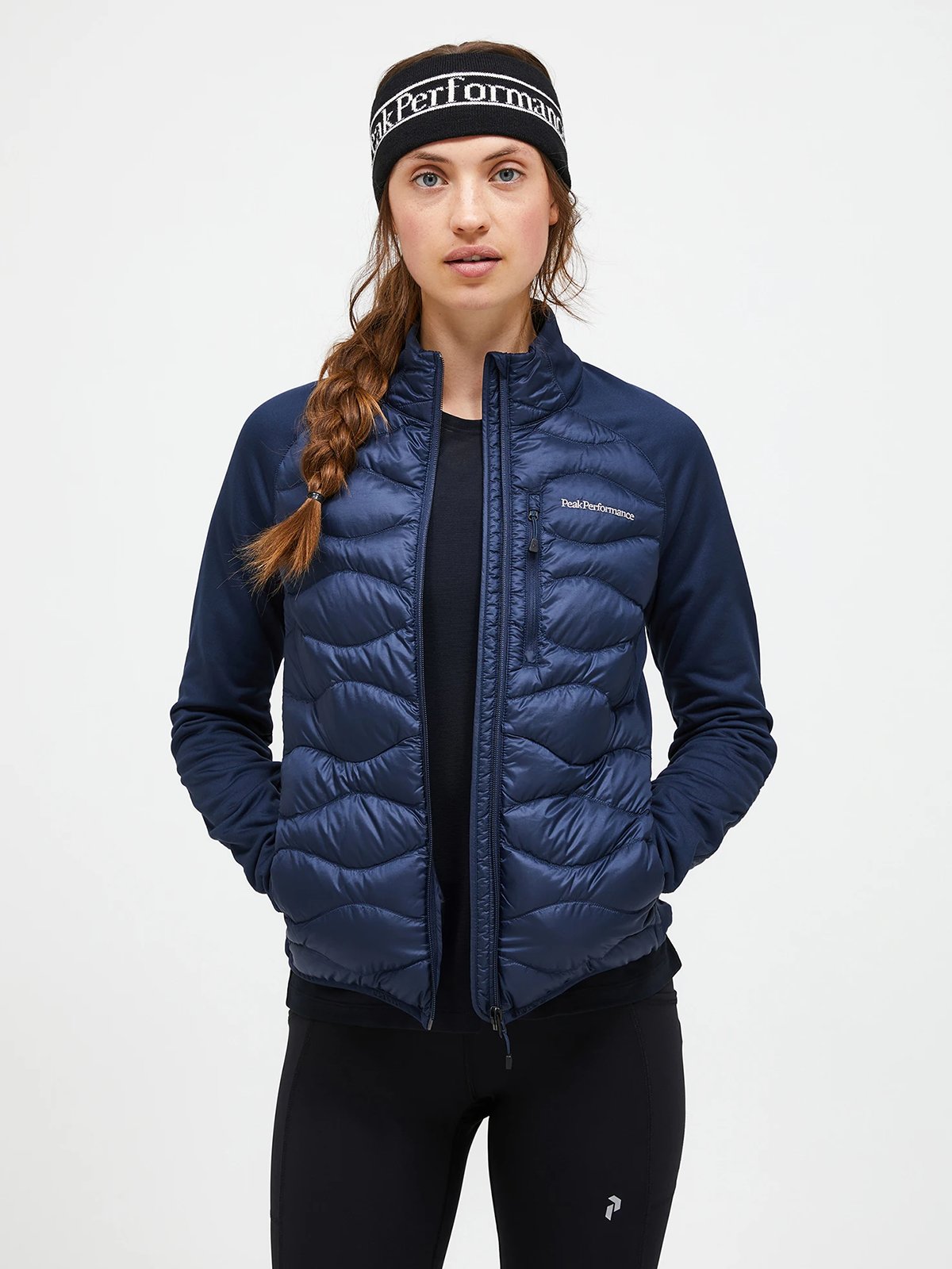 Peak Performance Helium Down Hybrid Jacket Blue Shadow