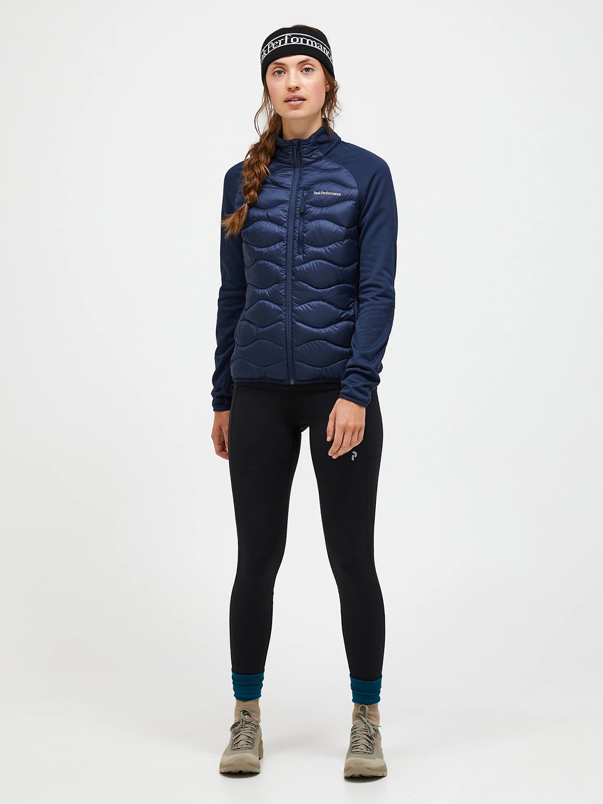 Peak Performance Helium Down Hybrid Jacket Blue Shadow