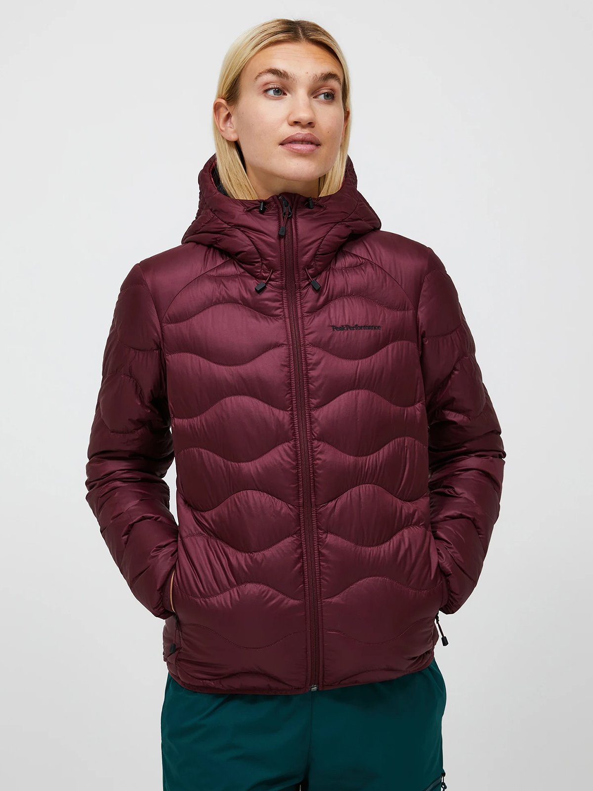 Peak Performance Helium Down Hood Jacket Women Porto / Mountain Blush