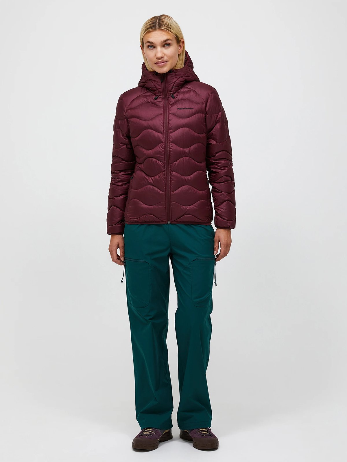 Peak Performance Helium Down Hood Jacket Women Porto / Mountain Blush