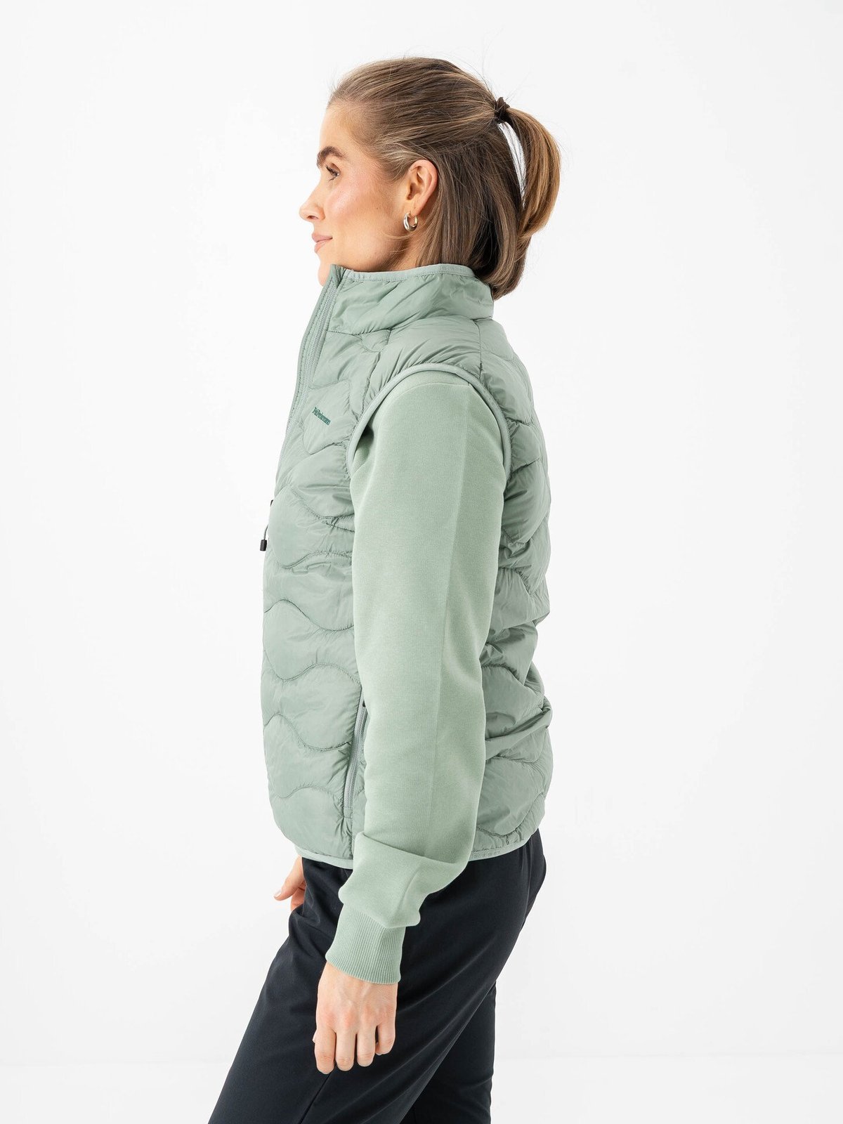 Peak Performance Helium Down Vest Women Green Valley