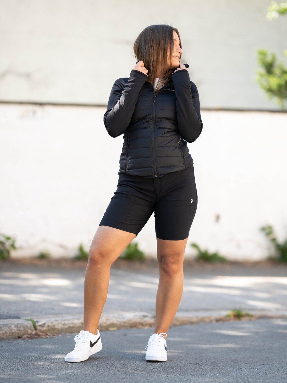 Peak Performance Down Hybrid Hood Jacket Black