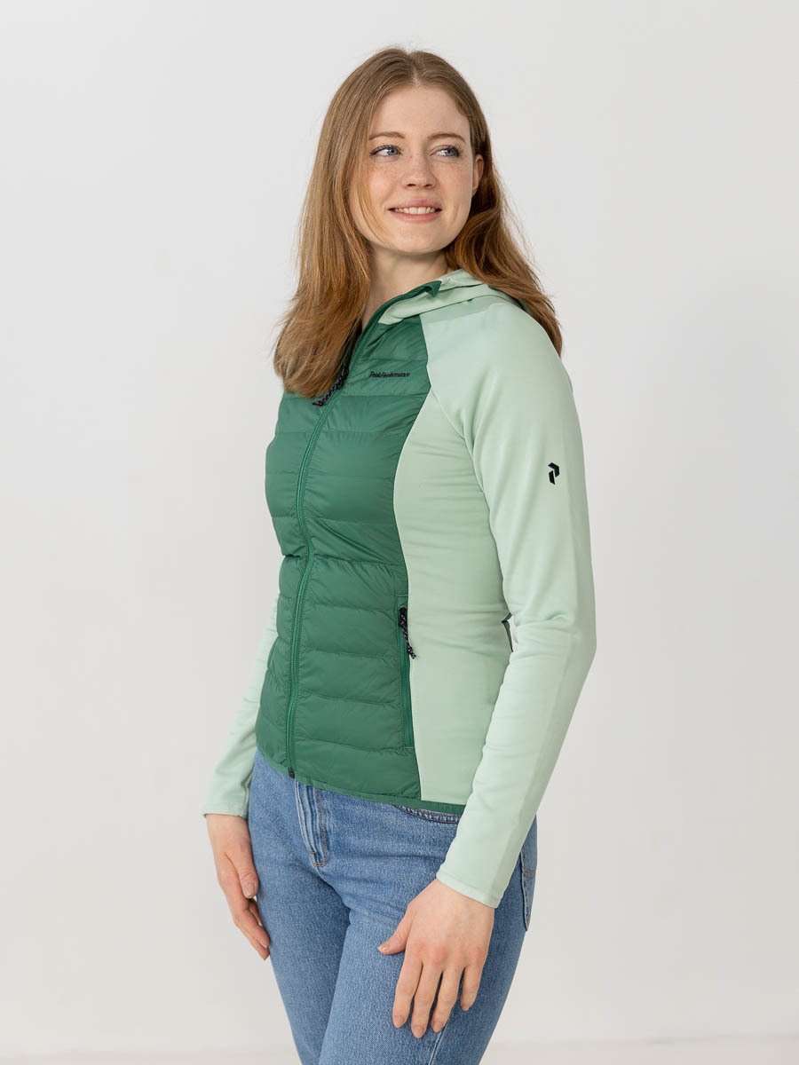Peak Performance Down Hybrid Hood Jacket Grønn