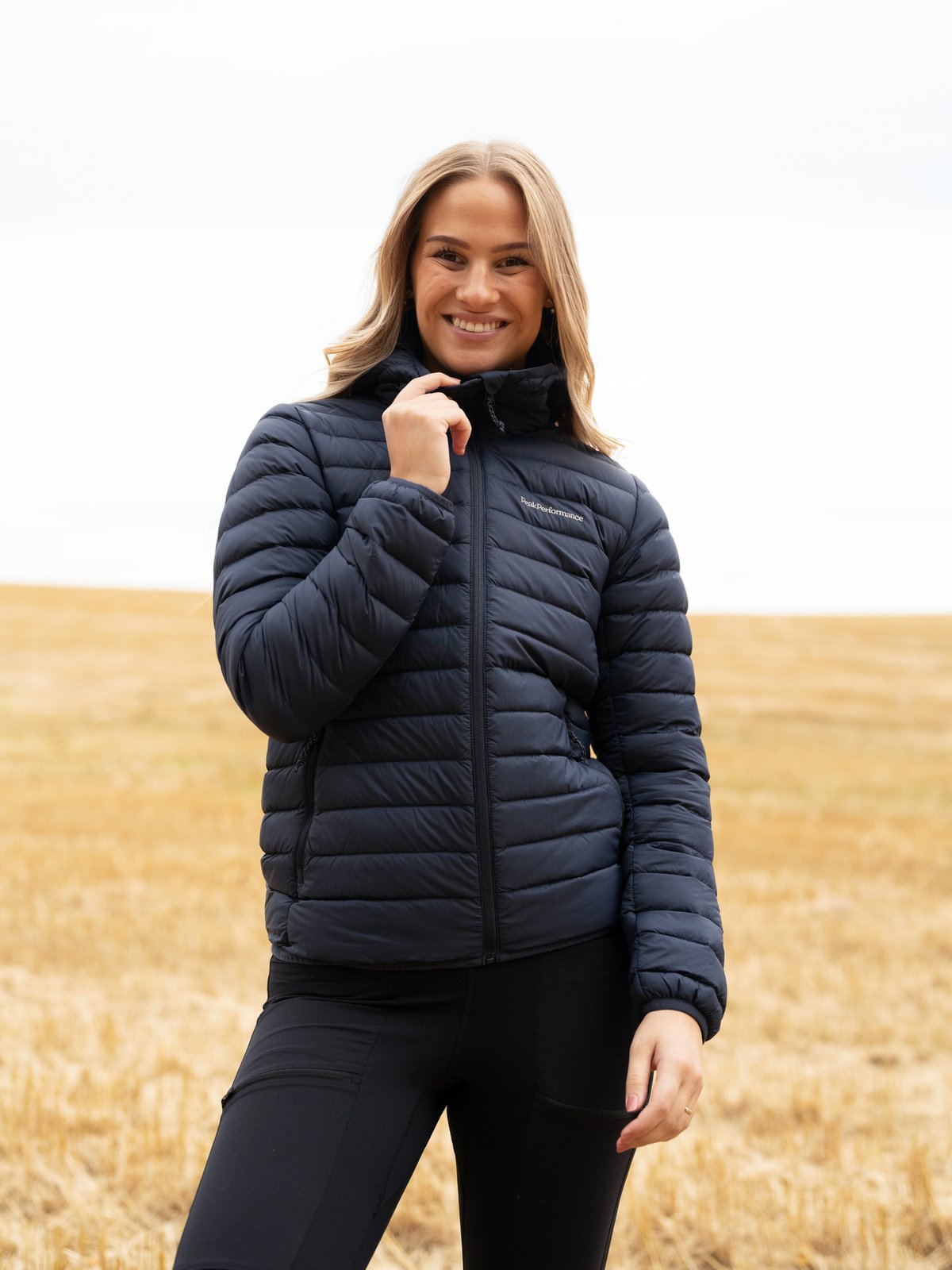 Peak Performance Down Liner Hood Jacket Blue shadow (2n3)