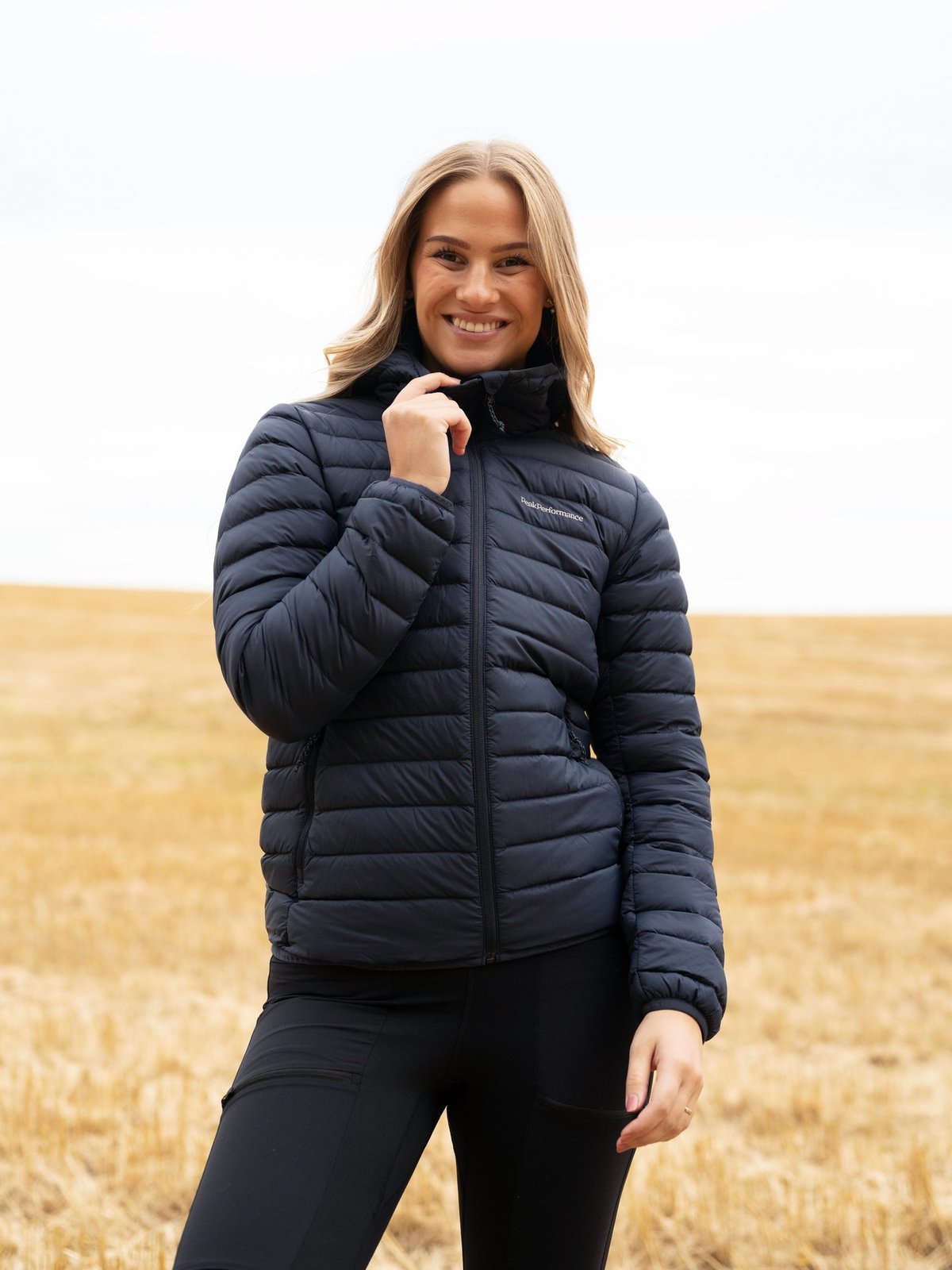 Peak Performance Down Liner Hood Jacket Blue shadow (2n3)