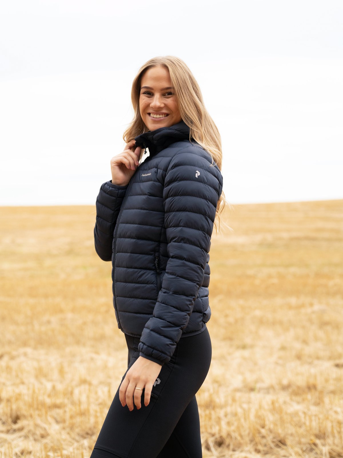 Peak Performance Down Liner Hood Jacket Blue shadow (2n3)