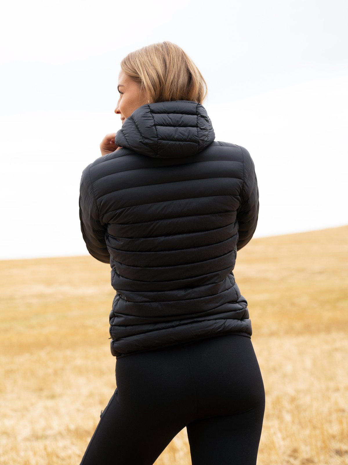 Peak Performance Down Liner Hood Jacket Black