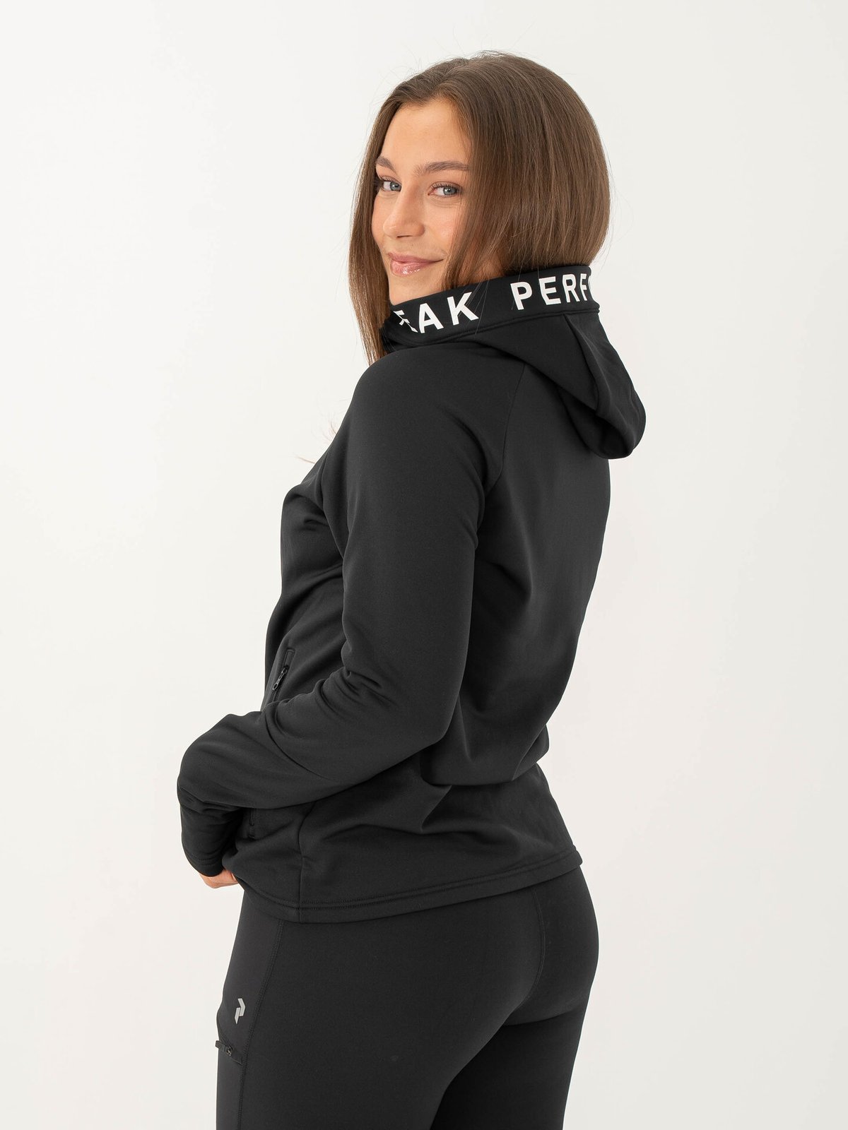 Peak Performance Rider Zip Hood Black