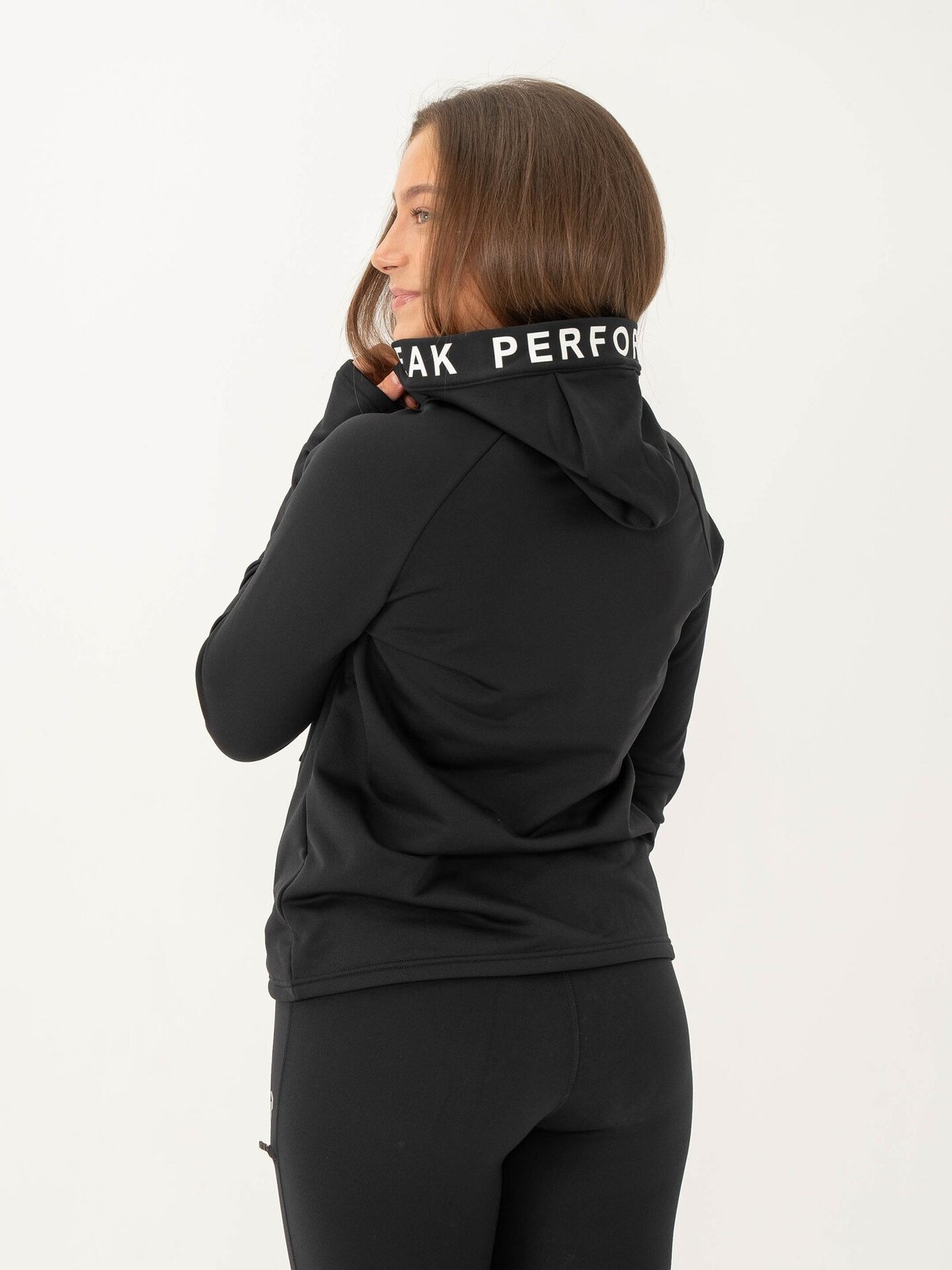 Peak Performance Rider Zip Hood Black
