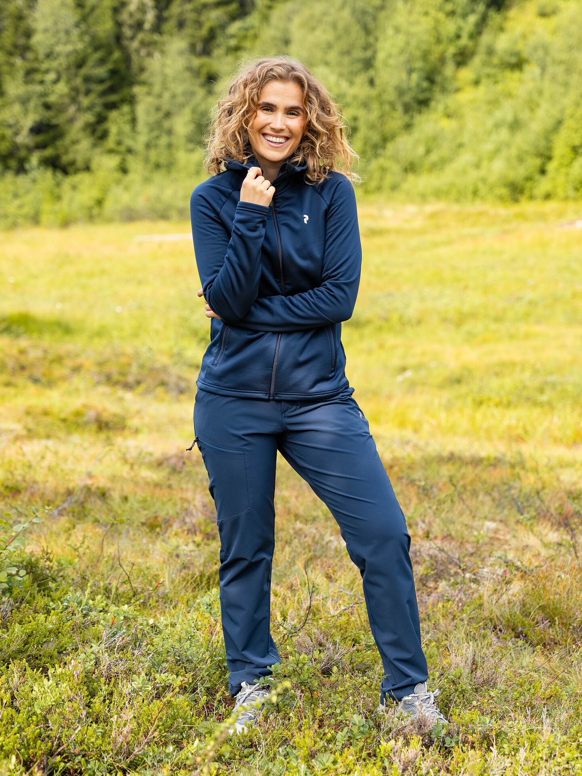 Peak Performance W Scale Softshell Pants BLUE SHADOW