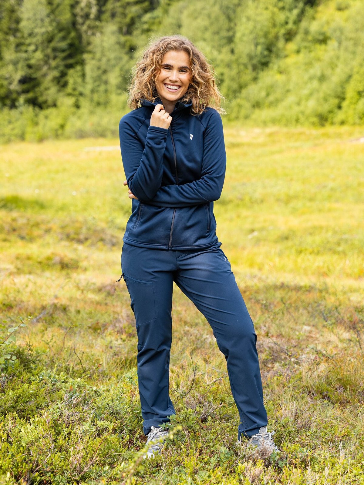 Peak Performance W Scale Softshell Pants BLUE SHADOW