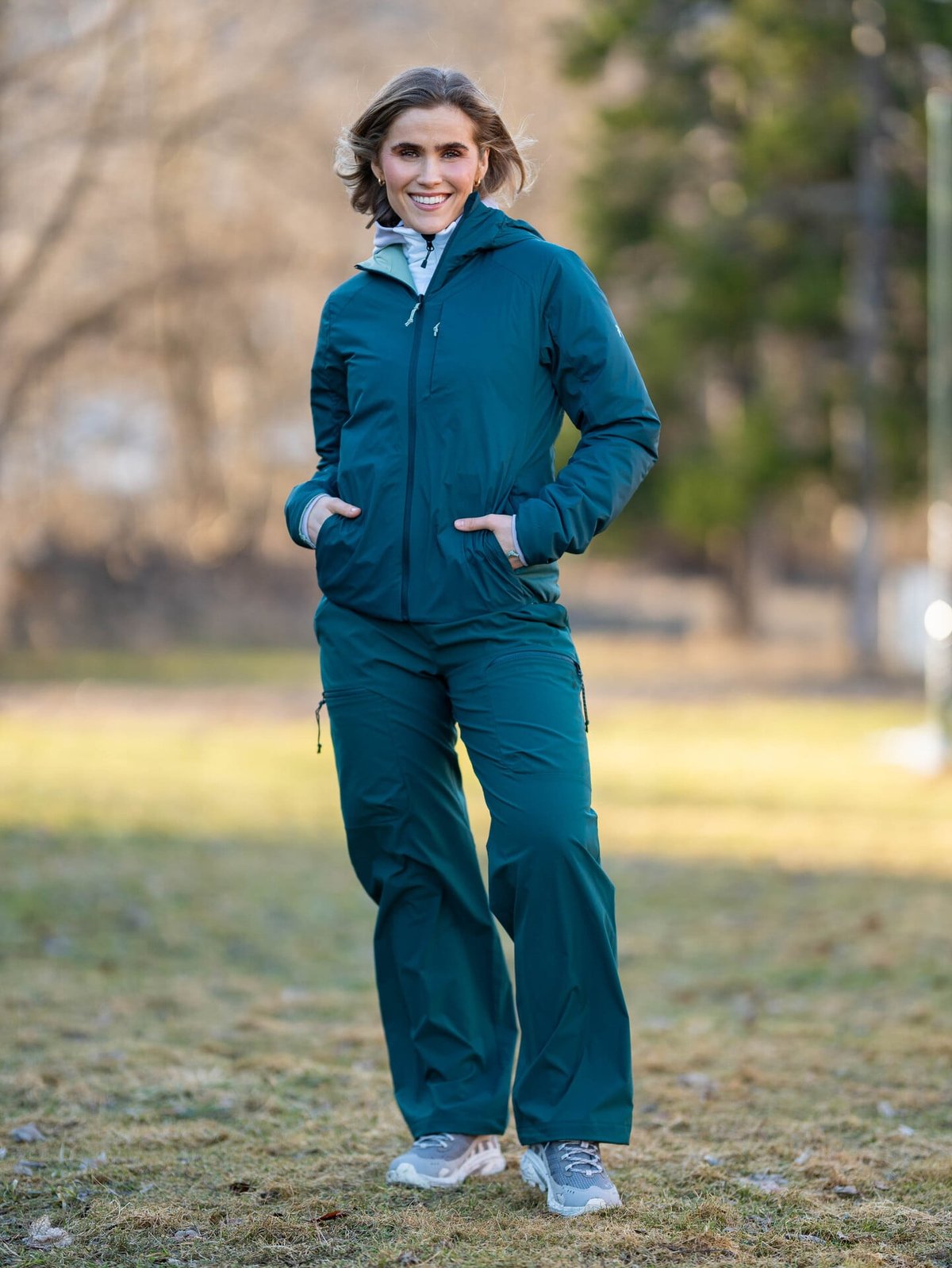 Peak Performance Freelight Reversible Insulated Hood Jacket Women Ponderosa Pine / Green Valley