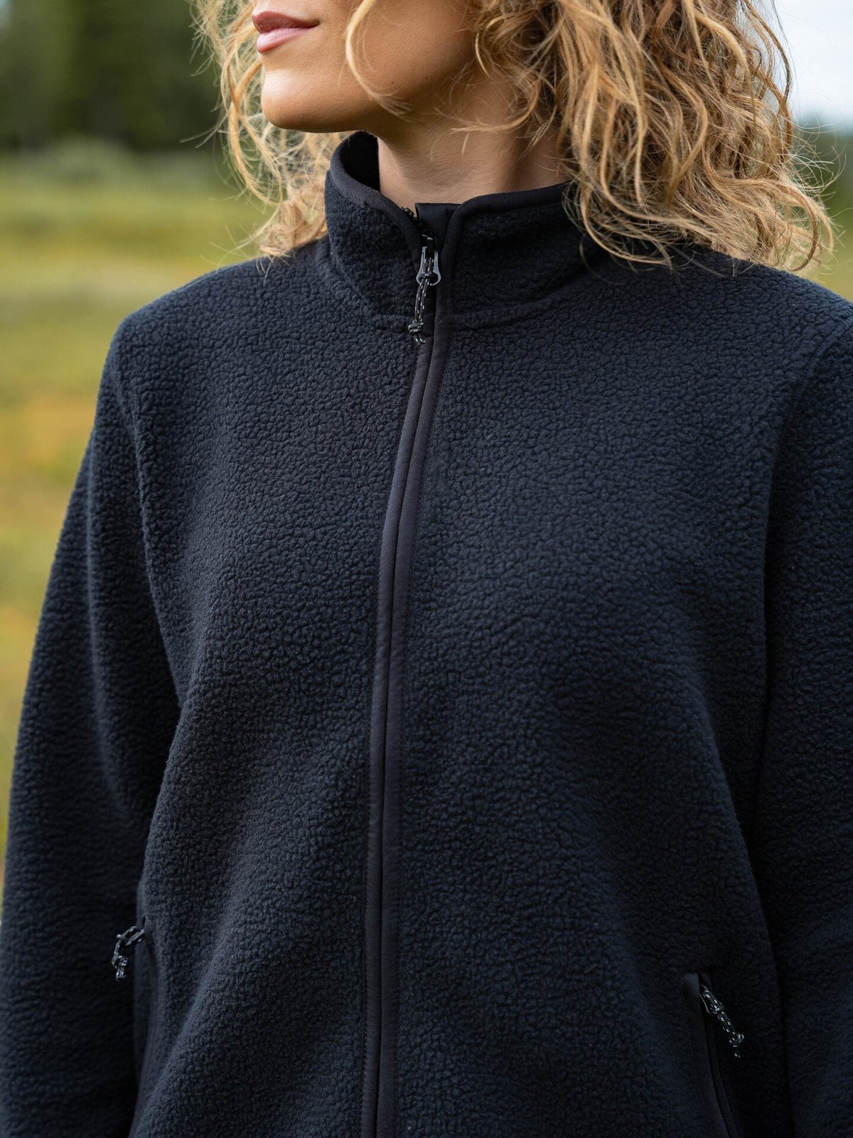 Peak Performance Pile Zip Jacket Black