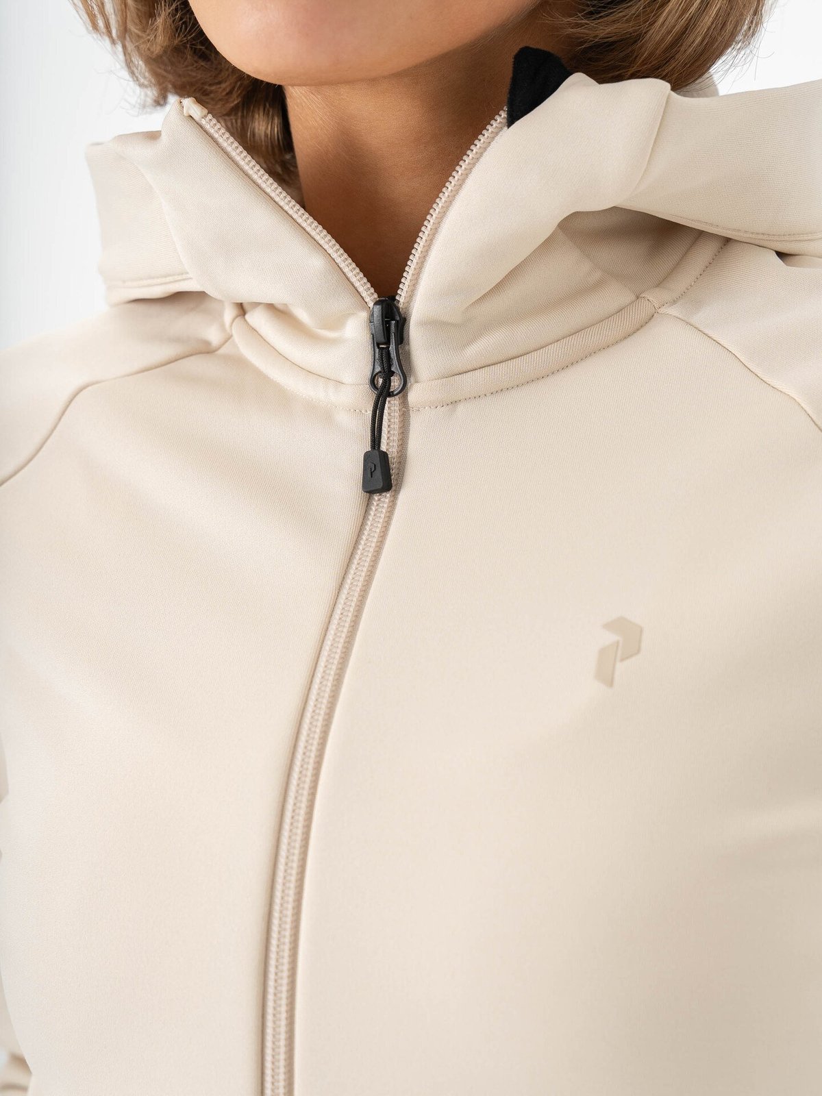 Peak Performance Rider Essentials Zip Hood Sand Fog