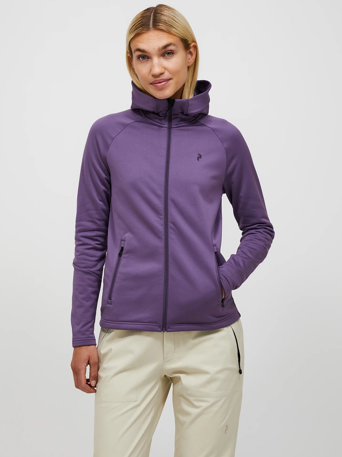 Peak Performance Rider Essentials Zip Hood Montana Grape
