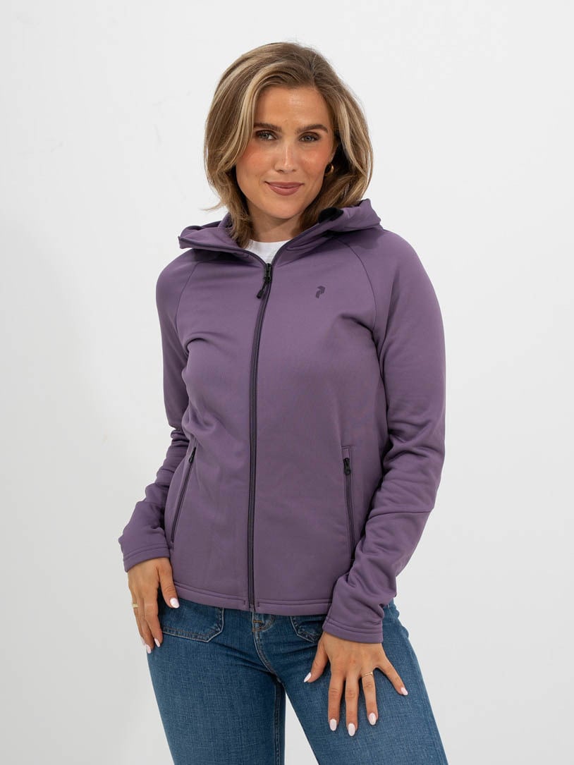 Peak Performance Rider Essentials Zip Hood Montana Grape