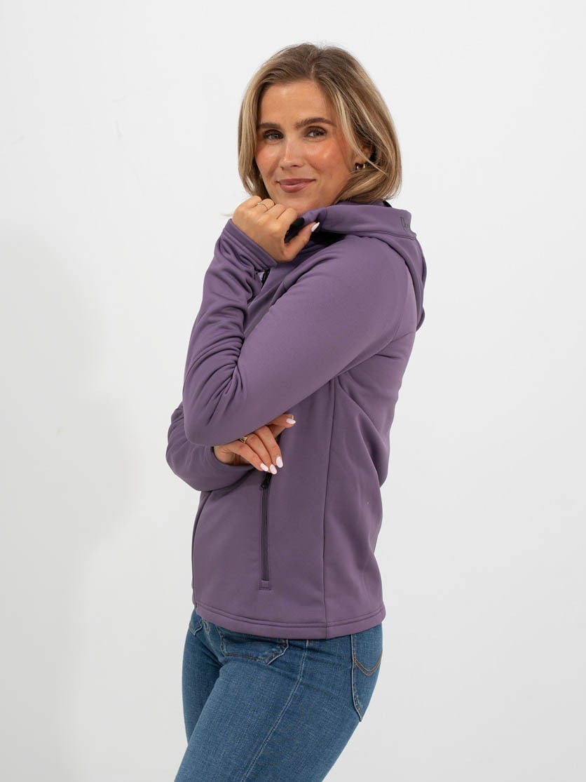 Peak Performance Rider Essentials Zip Hood Montana Grape